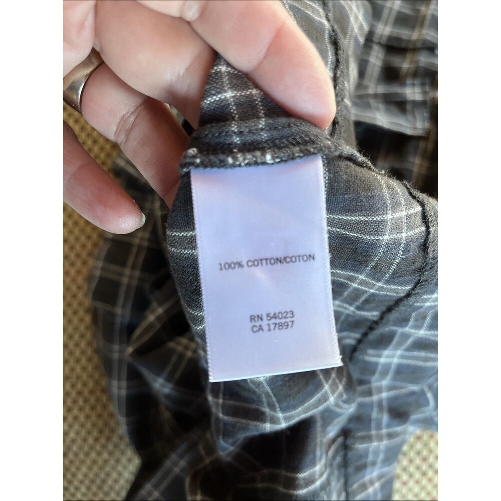 Banana Republic Plaid Dress Womens 4 Charcoal Grey Classic Preppy Mini - Picture 7 of 7